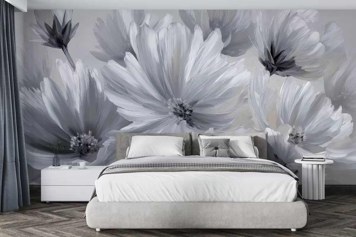 Fototapete Abstrakte Blumen w04670