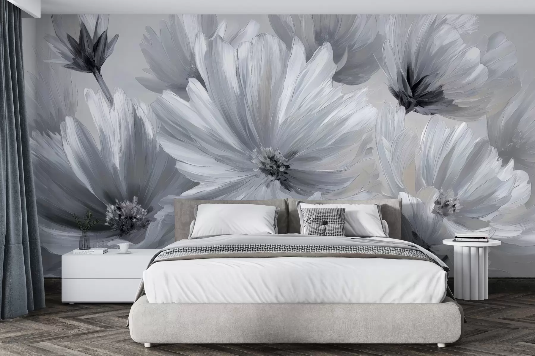 Fototapete Abstrakte Blumen w04670