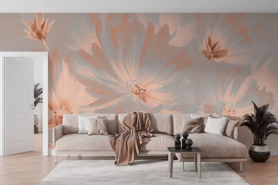 Fototapete Abstrakte Blumen w04670v1