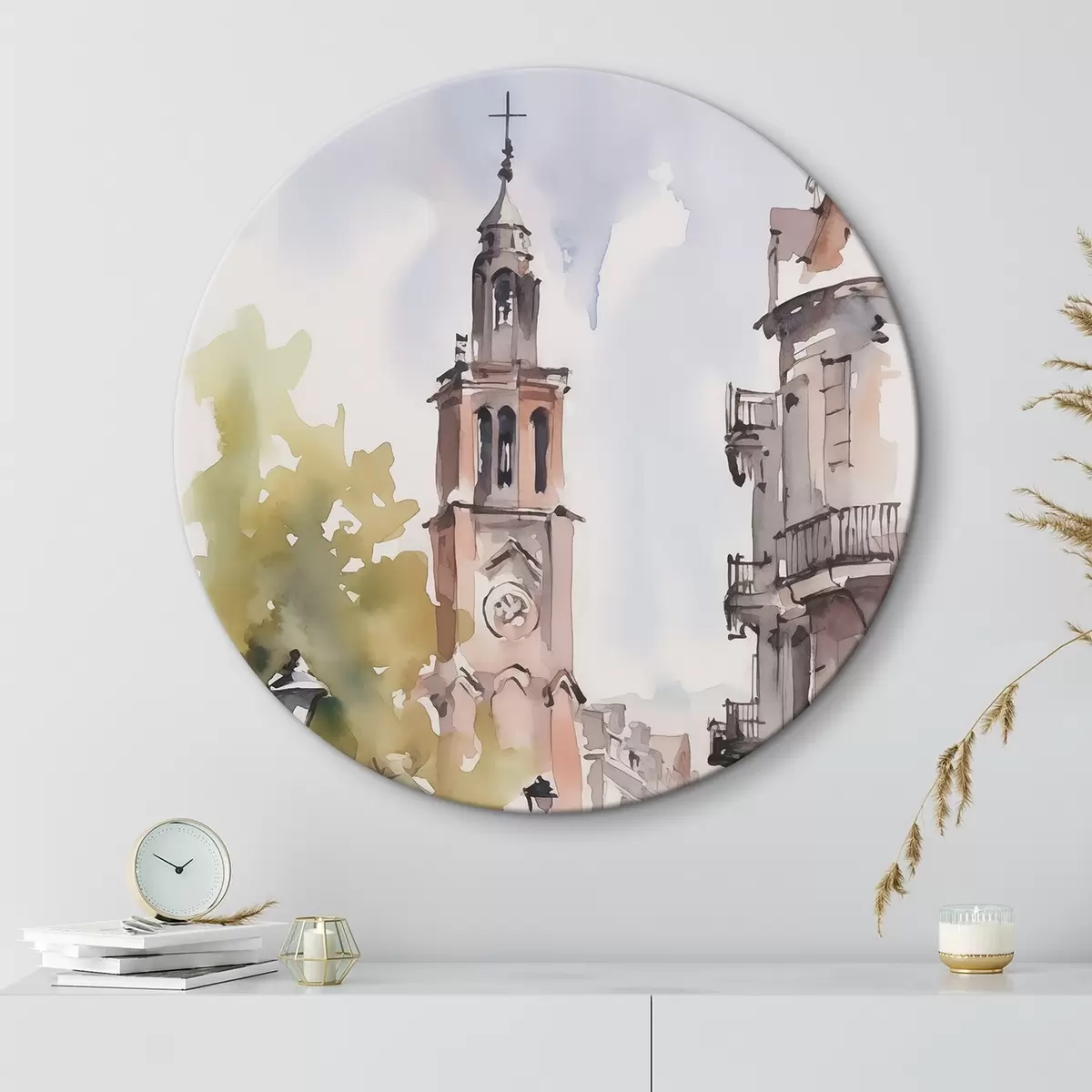 Runde Wandbilder Stadtbild r46121