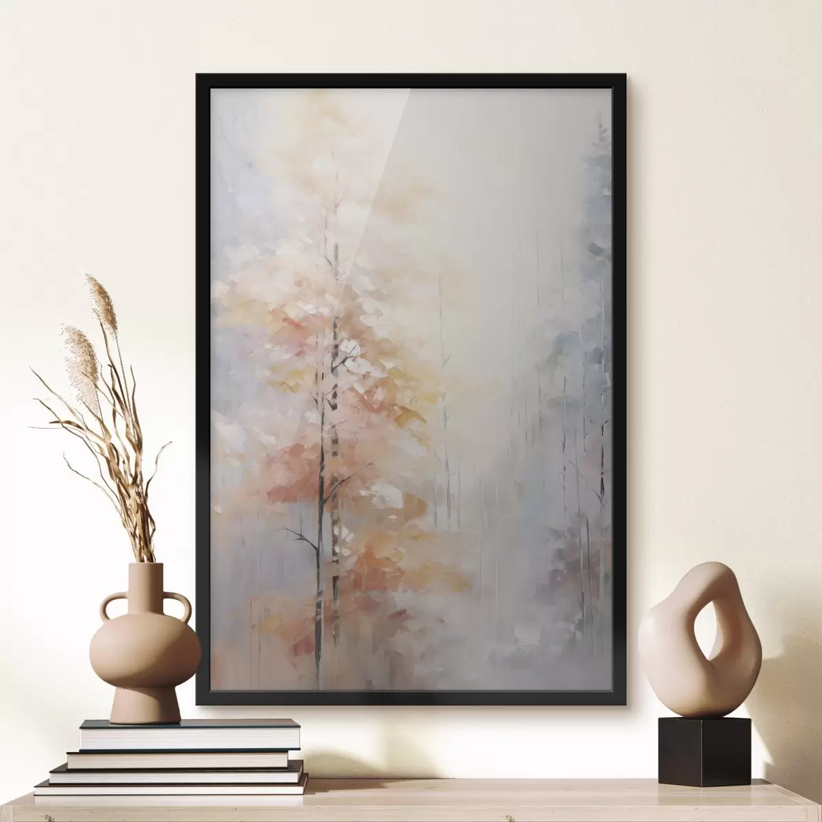 Poster Herbstwald-Imitationsgemälde f46122