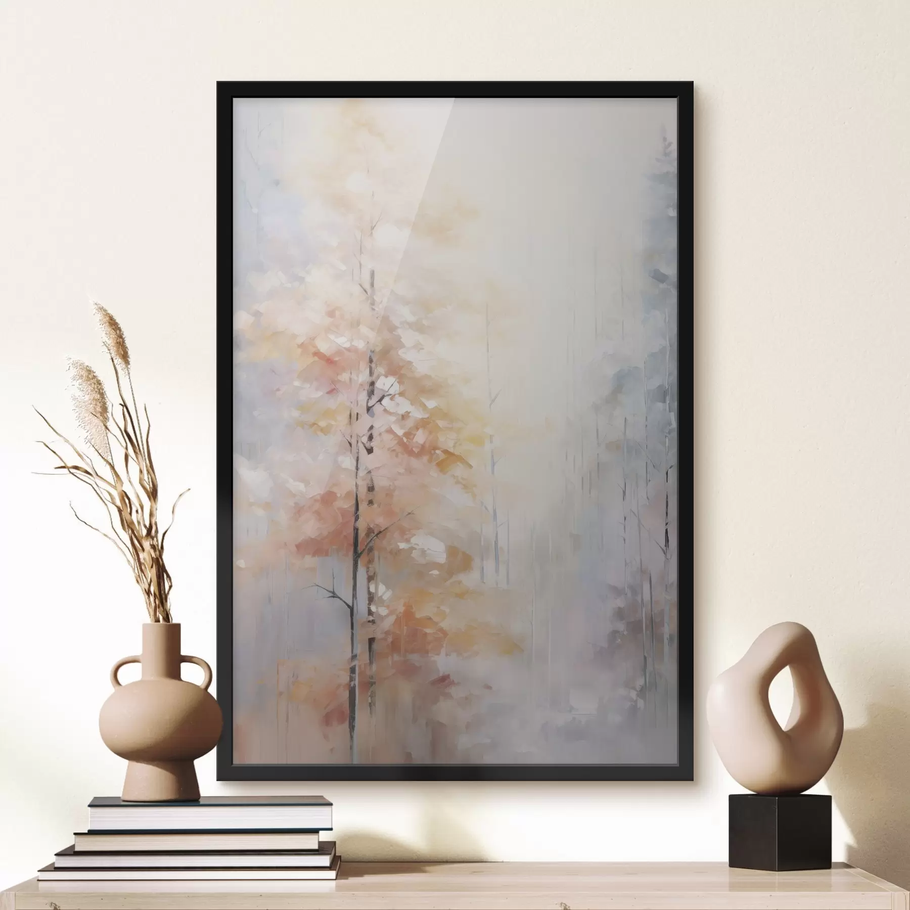 Fototapete Herbstwald-Imitationsgemälde f46122