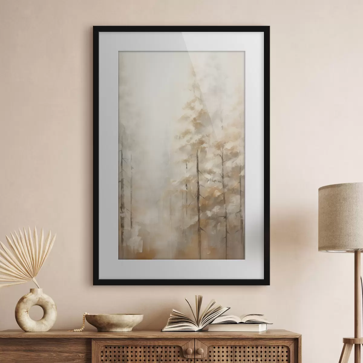 Poster Wald und Flug f46123