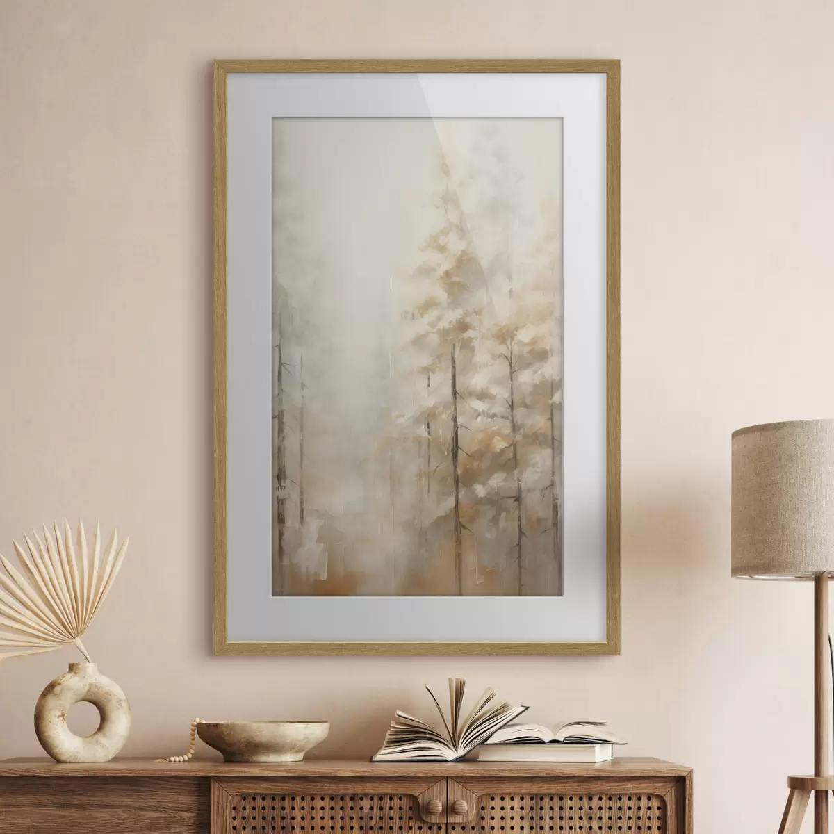 Poster Wald und Flug f46123
