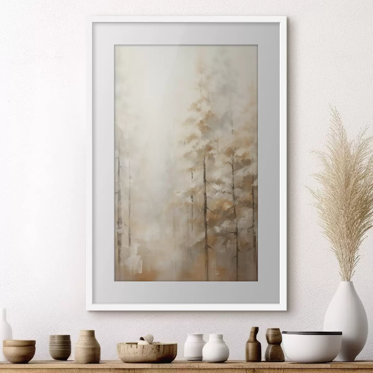 Poster Wald und Flug f46123