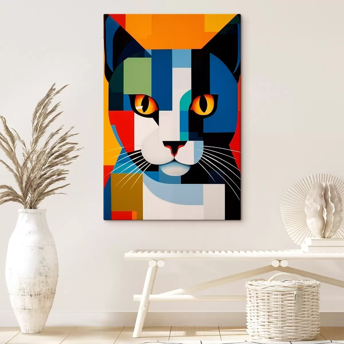 Fototapete Abstrakte Katze s46204