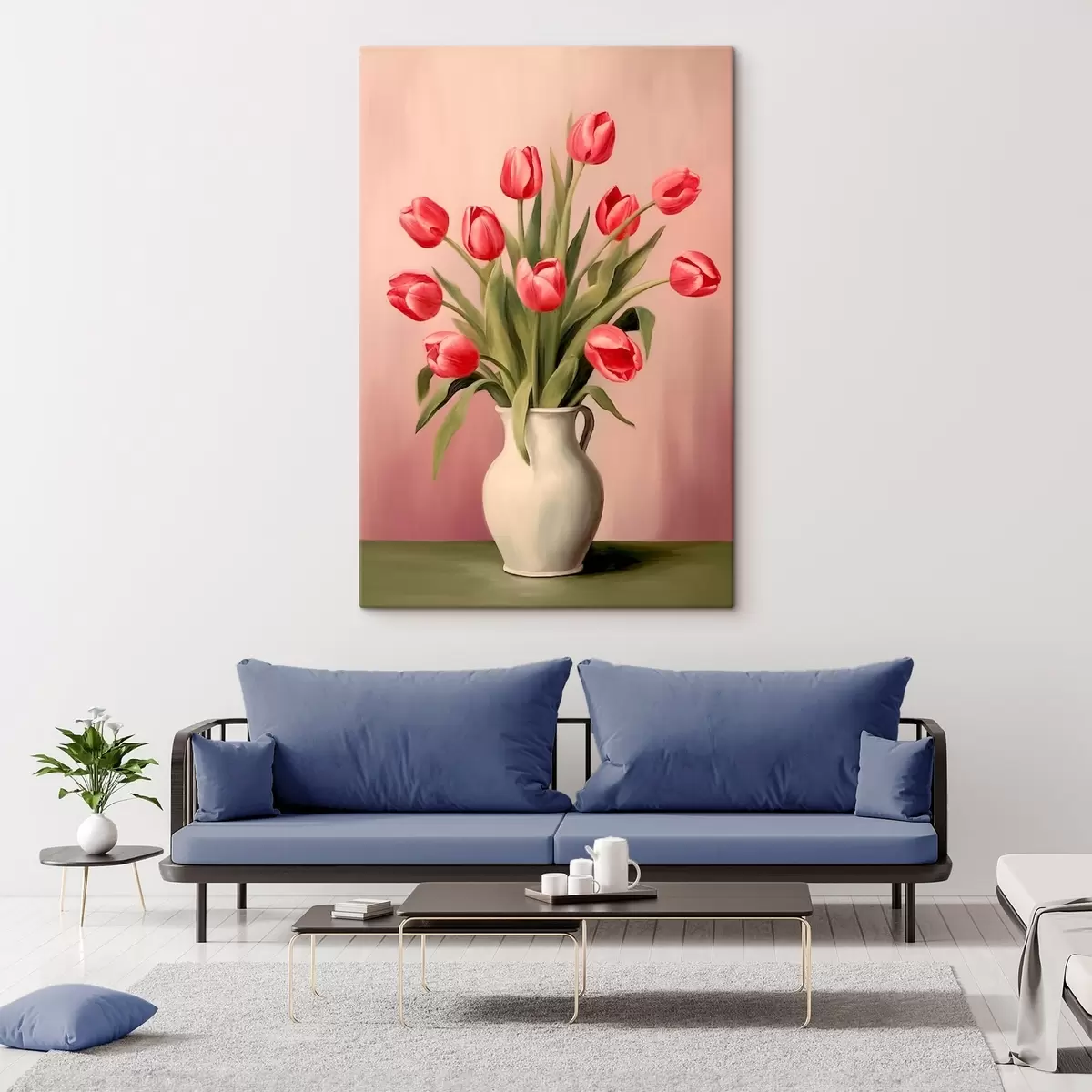 Fototapete Tulpen in einer Vase s46210