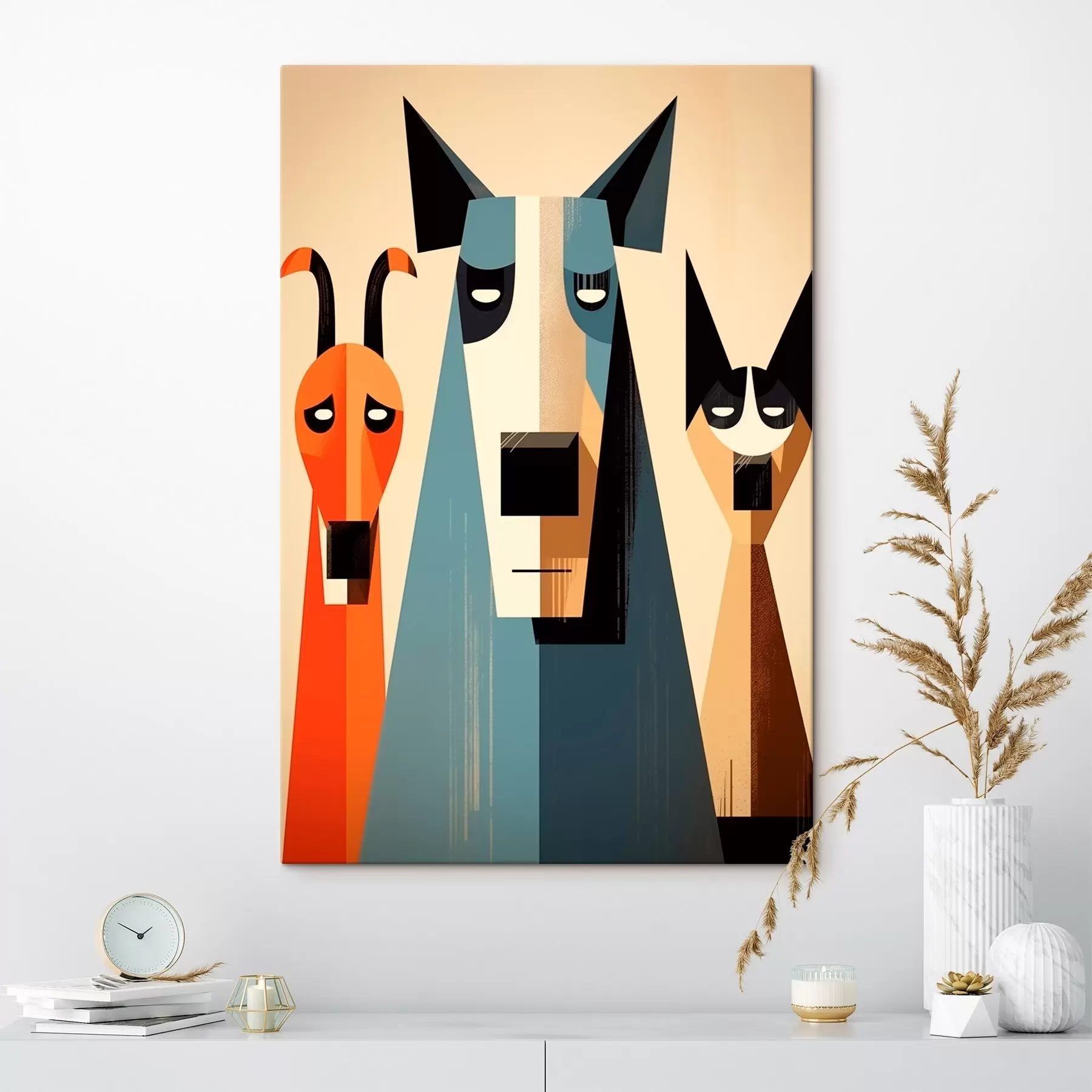 Fototapete Zusammenfassung Hunde s46235