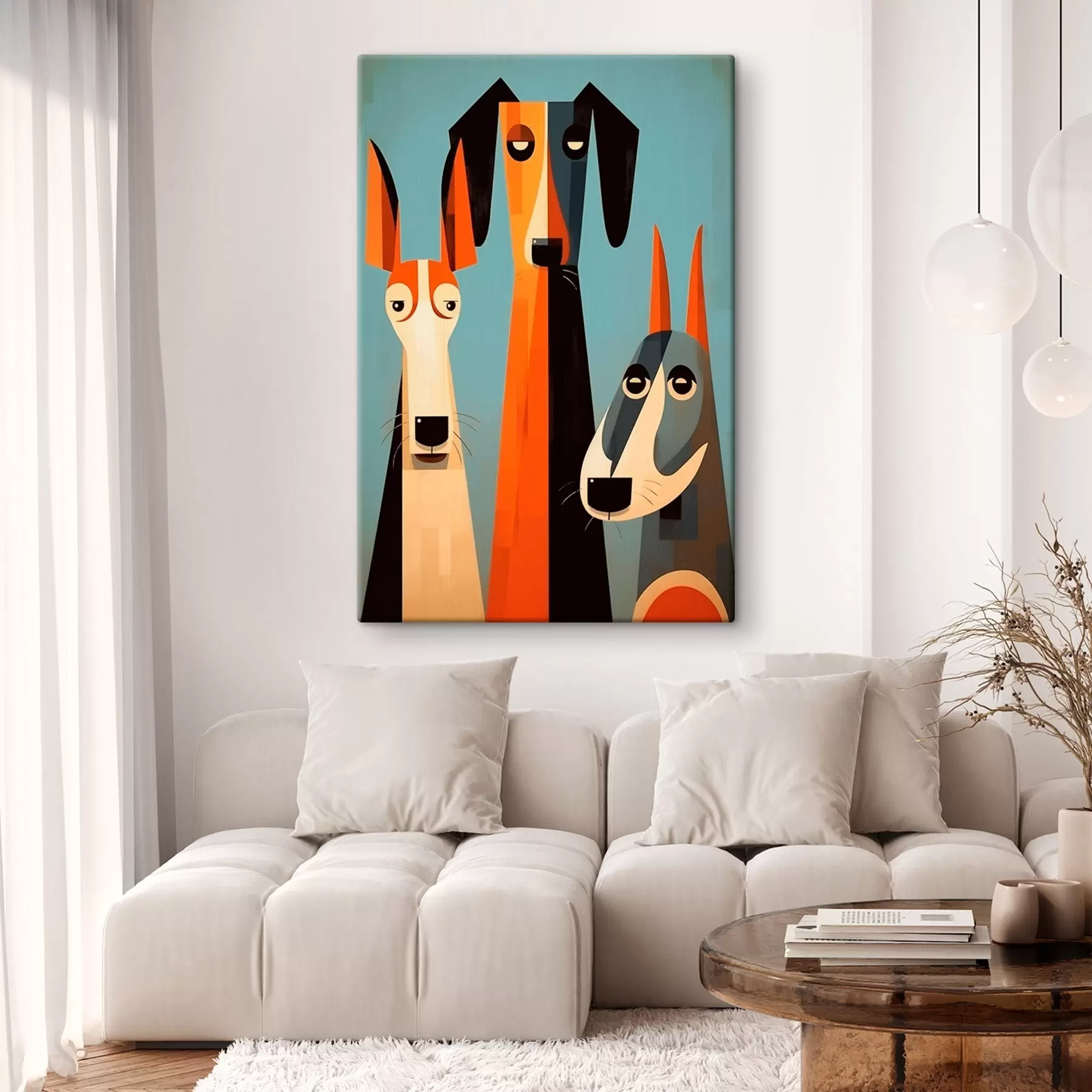 Fototapete Zusammenfassung Hunde s46236