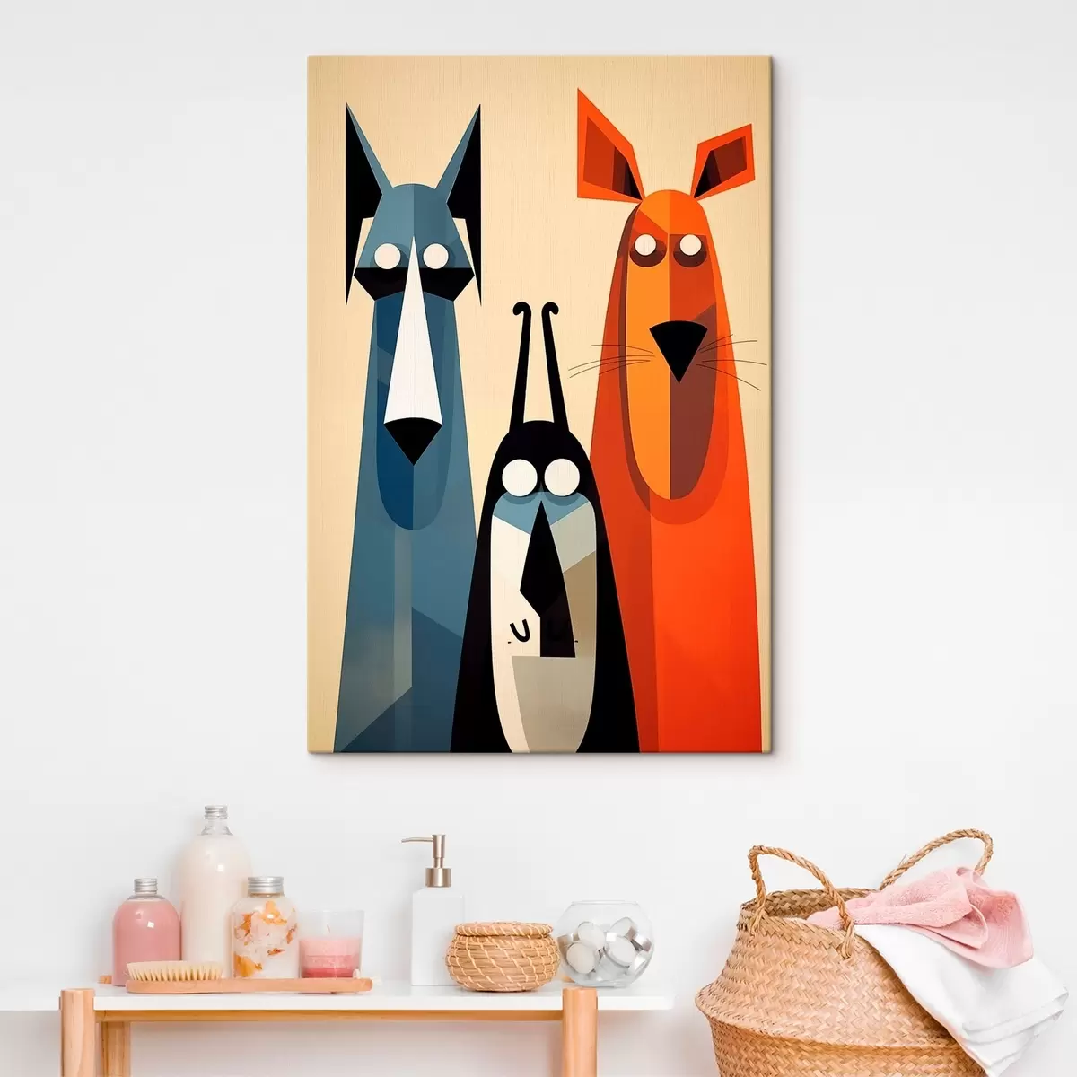 Fototapete Zusammenfassung Hunde s46237