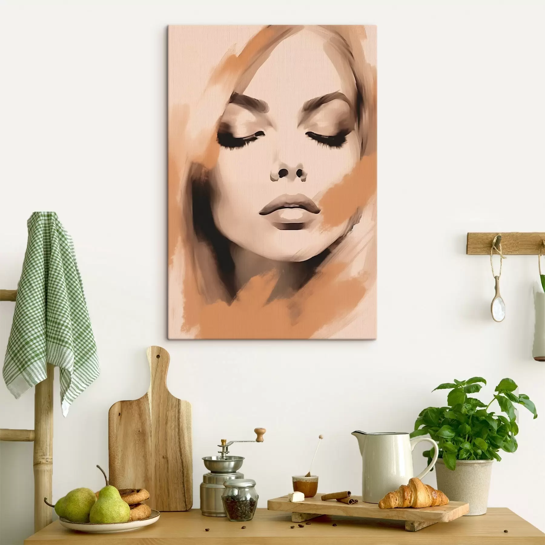 Fototapete Weibliches Porträt s46247