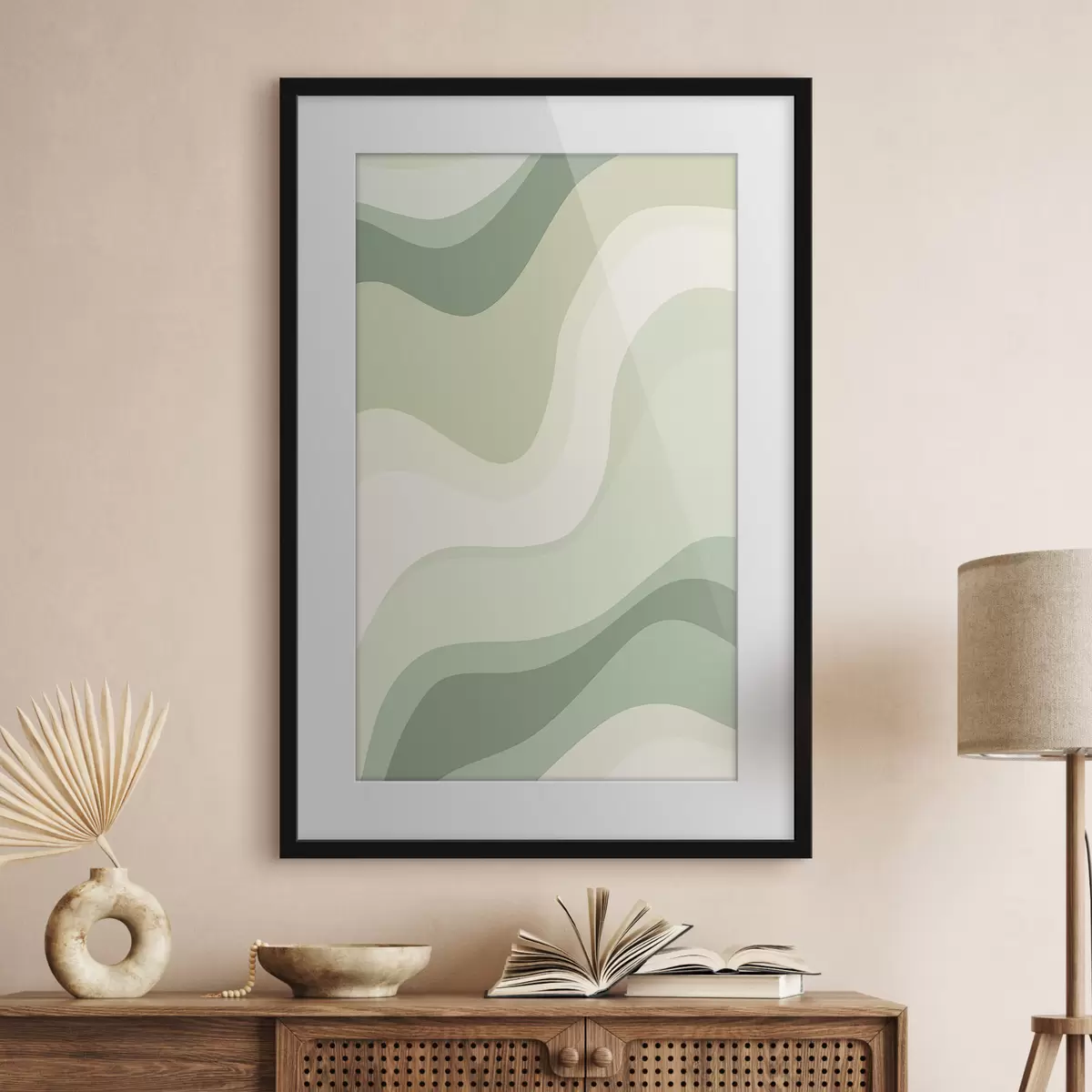 Poster Abstrakte Wellen f46214