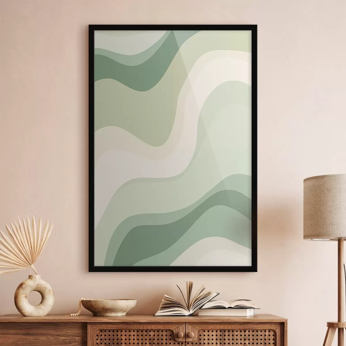 Poster Abstrakte Wellen f46214