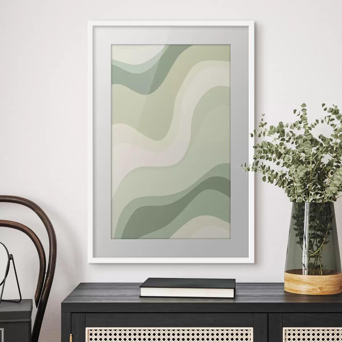 Poster Abstrakte Wellen f46214