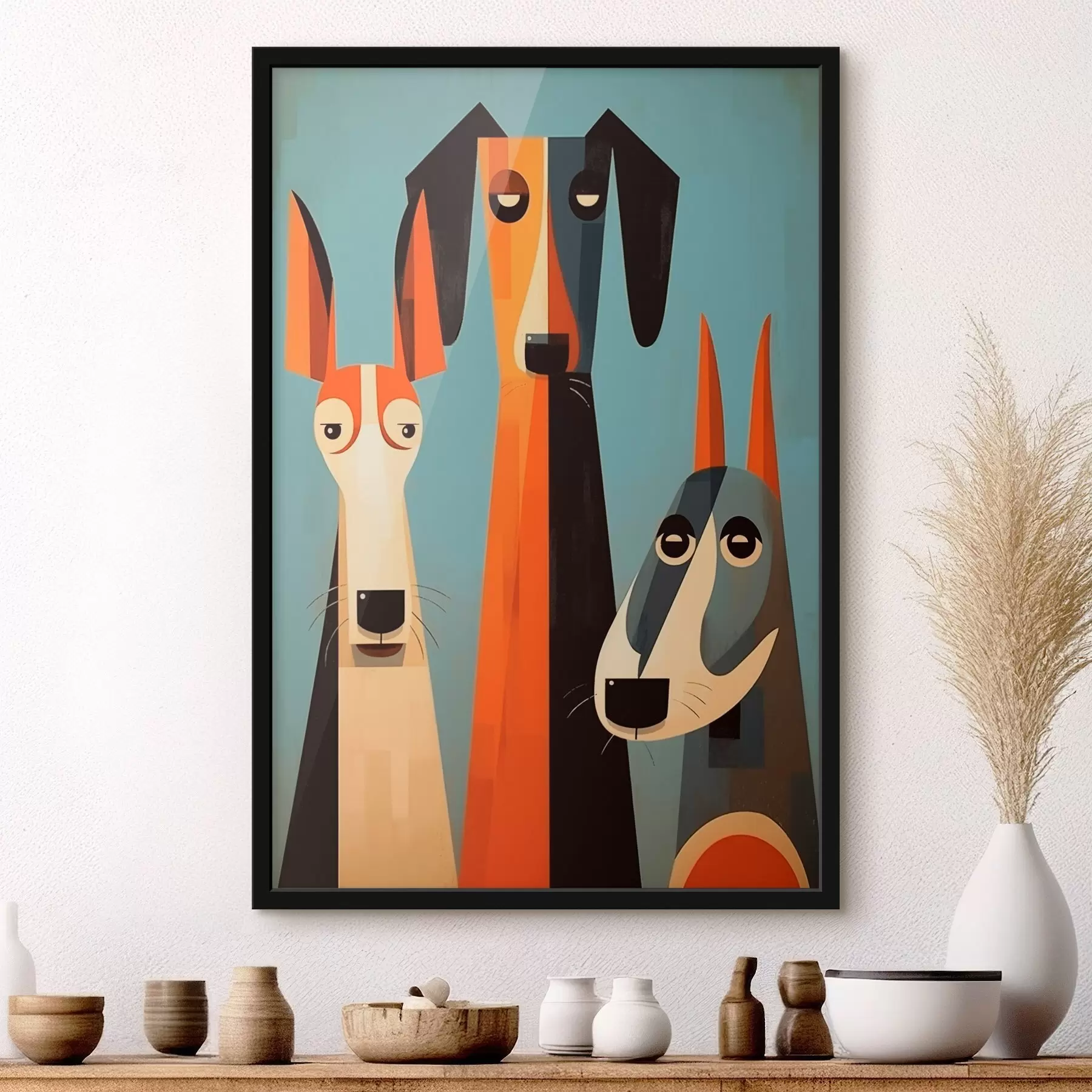 Fototapete Zusammenfassung Hunde f46236