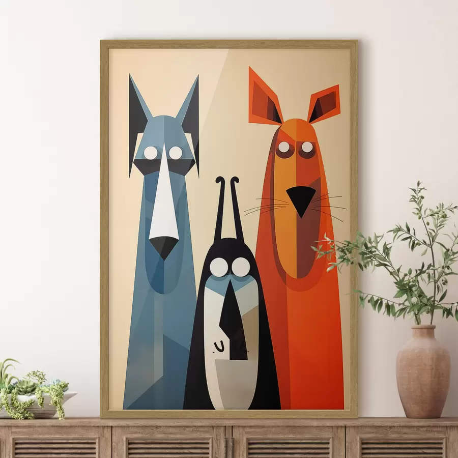 Fototapete Zusammenfassung Hunde f46237