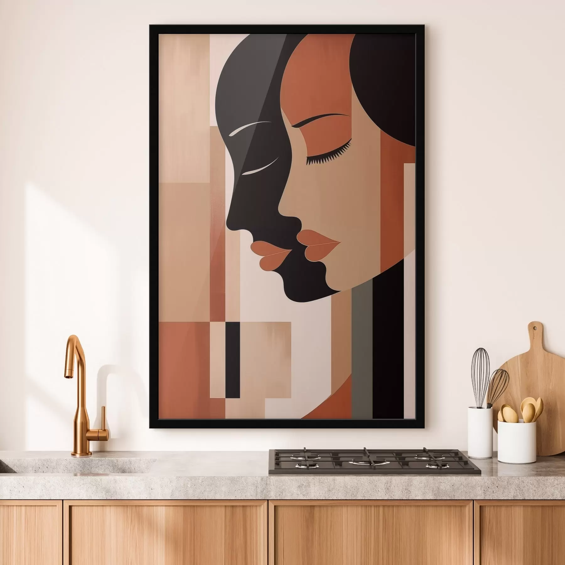 Fototapete Abstrakte Gesichter f46241