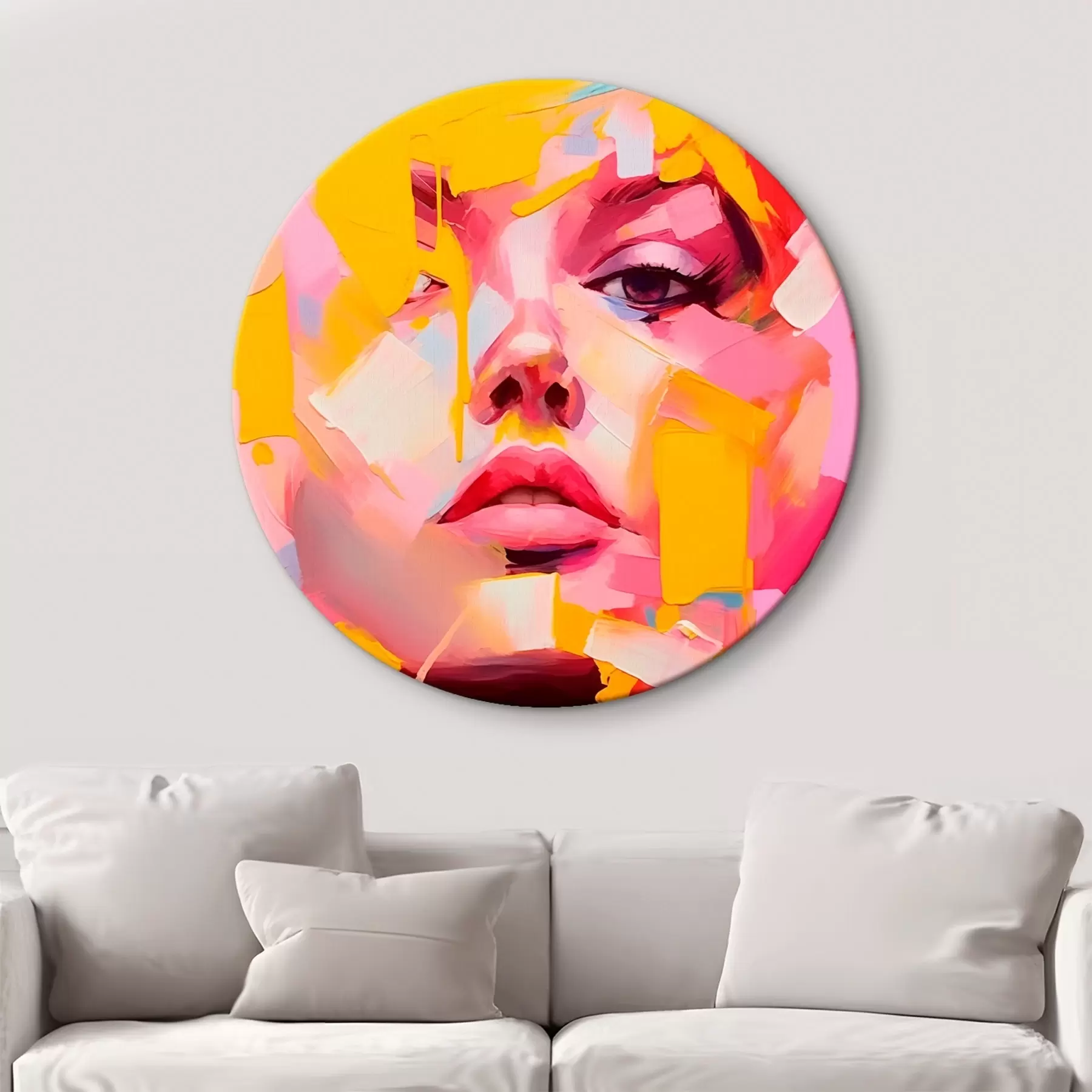 Fototapete Abstraktes Gesicht r46217