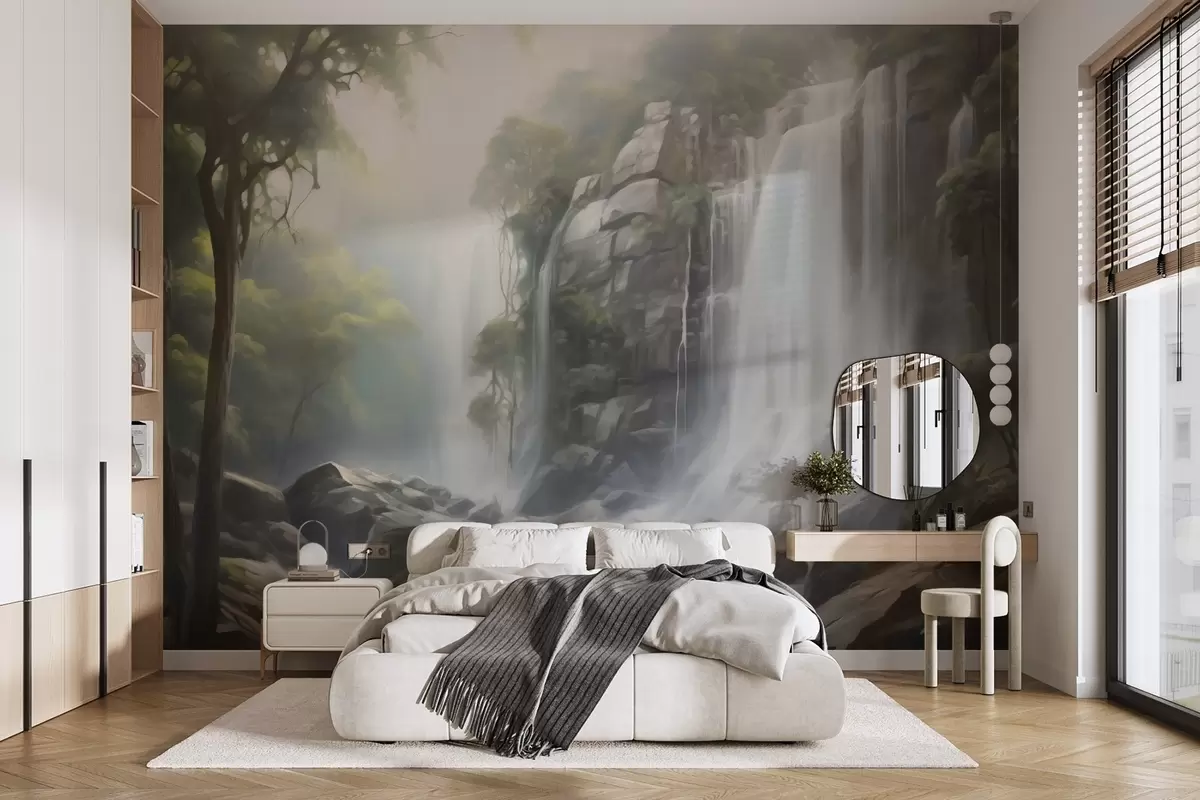 Fototapete Wasserfall w04721