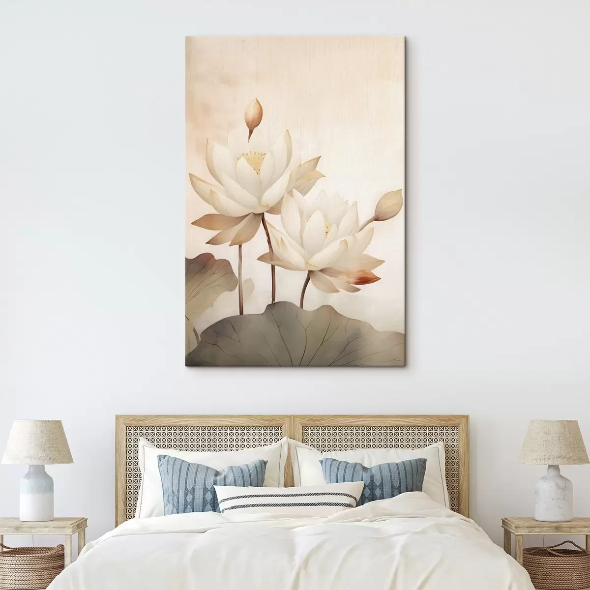 Fototapete Große Lotosblumen s46069