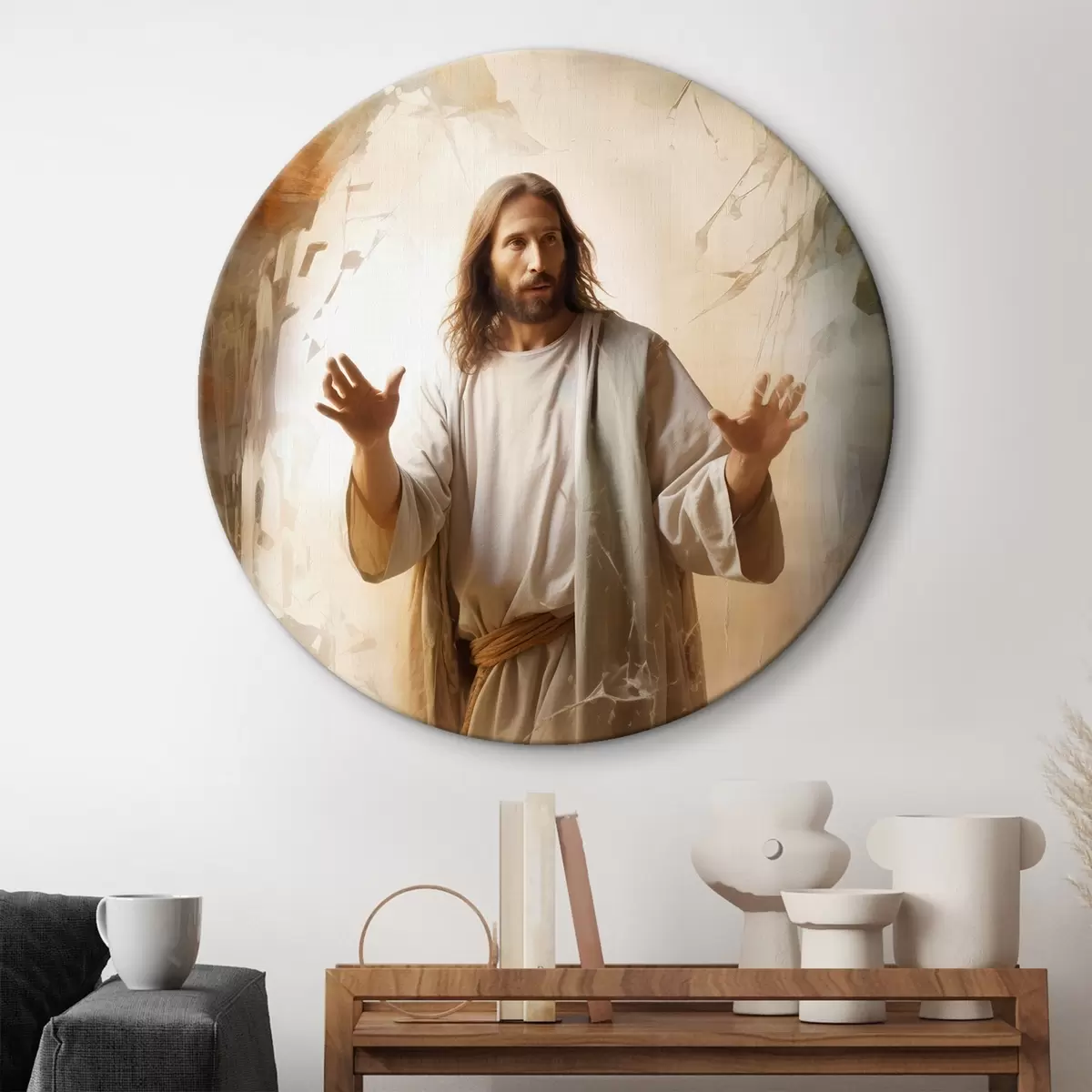 Runde Wandbilder Jesus r46081