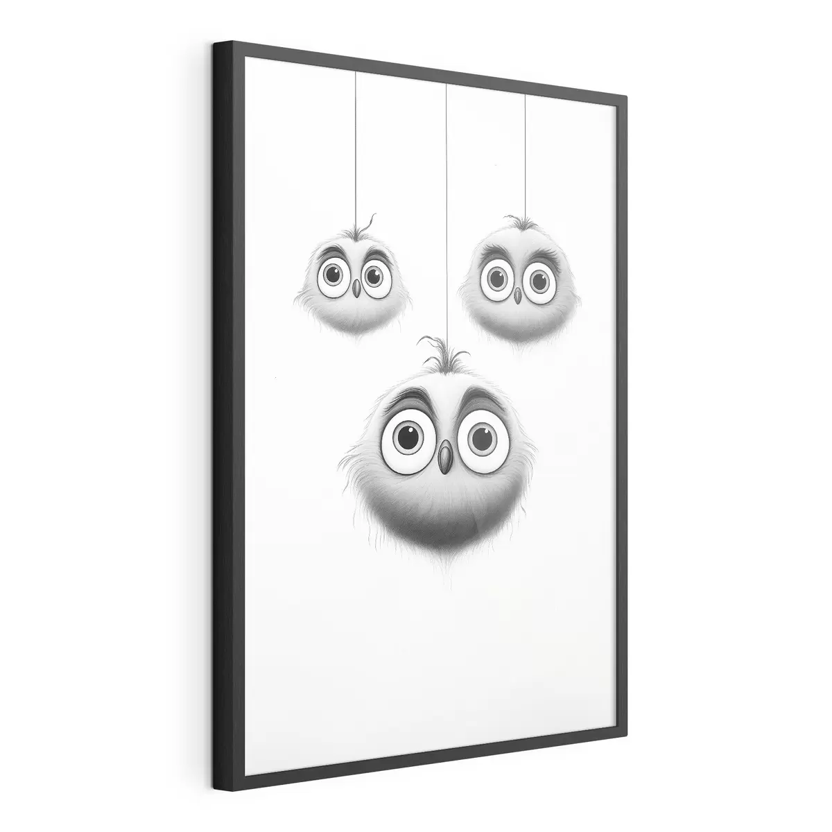 Poster Drei süße Vögel f46072
