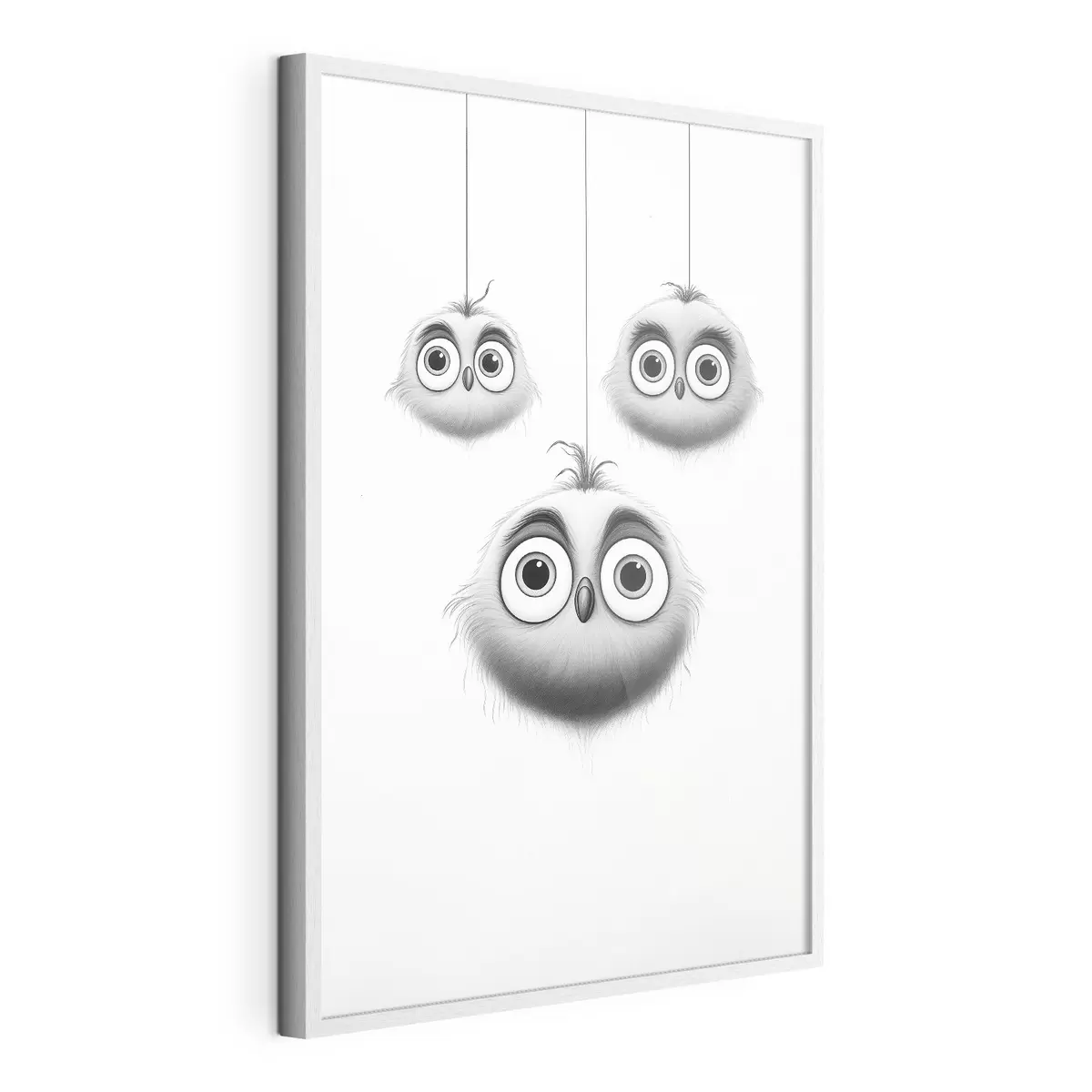 Poster Drei süße Vögel f46072
