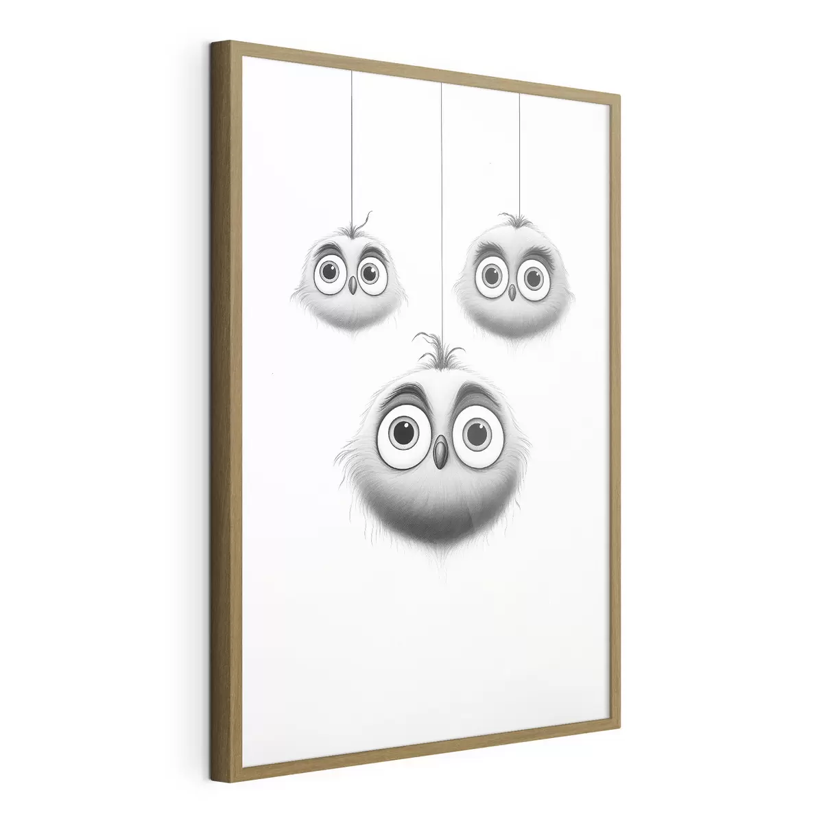 Poster Drei süße Vögel f46072