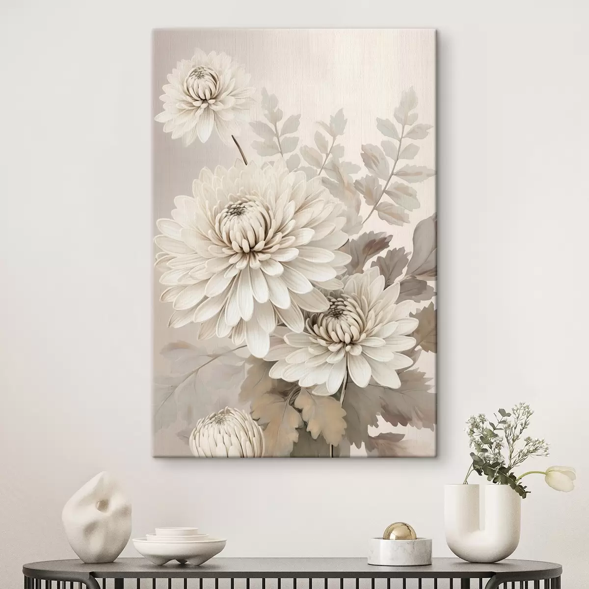 Fototapete Abstrakte Chrysanthemen s46261