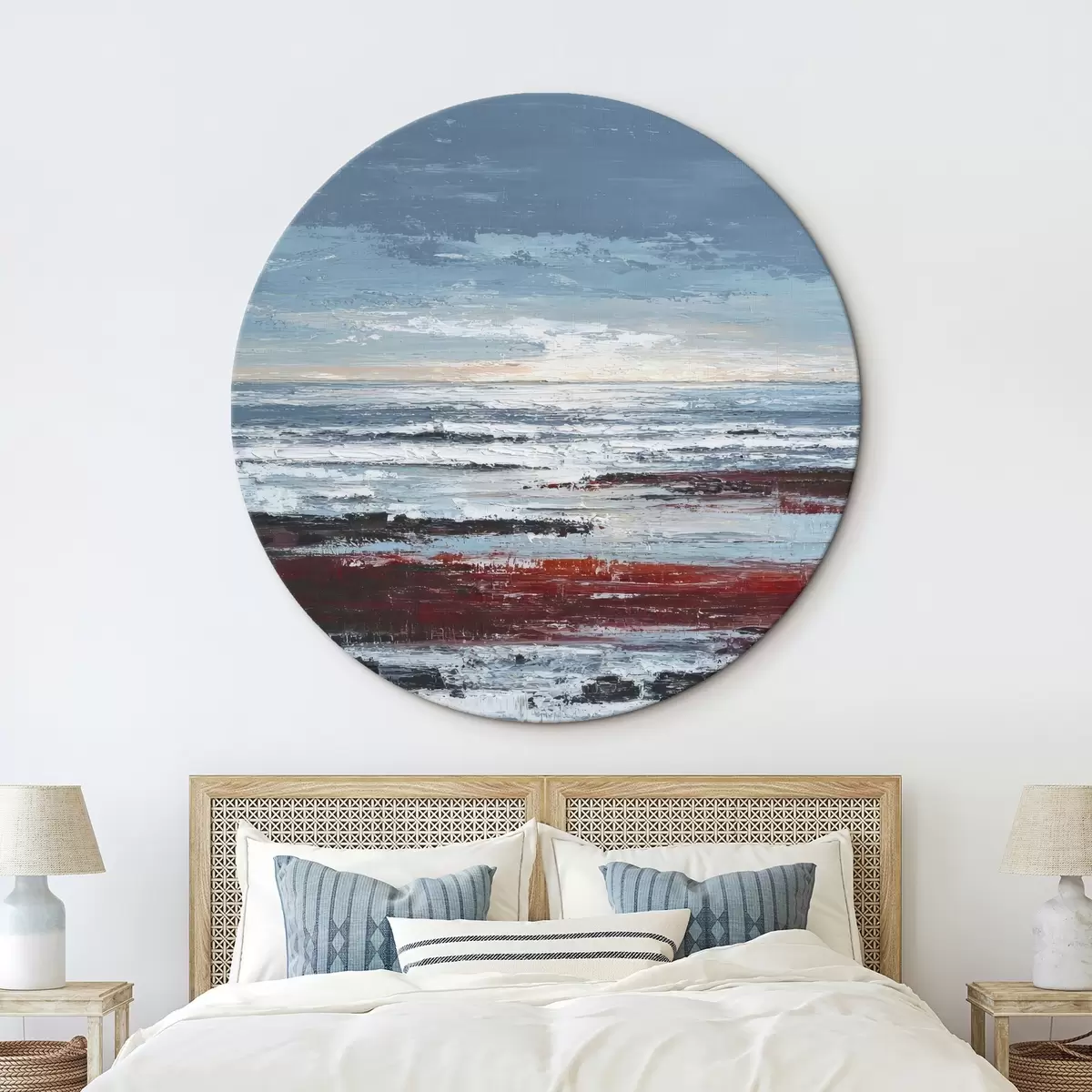 Runde Wandbilder Abstrakter Horizont r46131