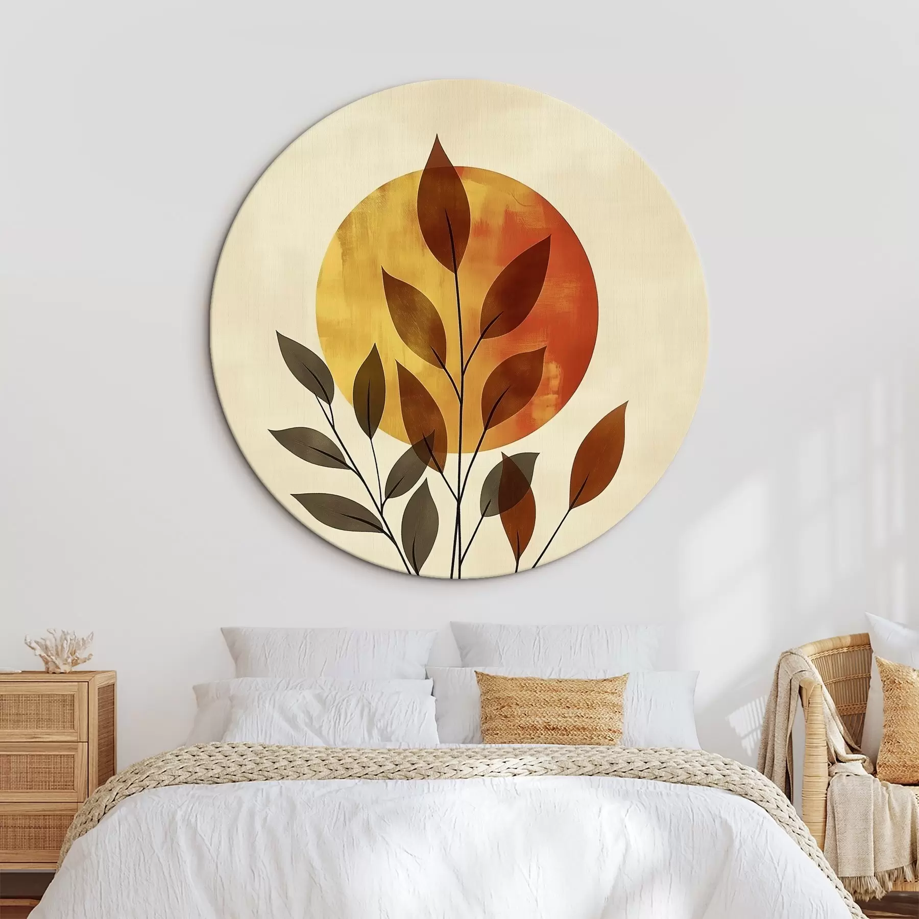 Fototapete Zweig mit Blättern r46132