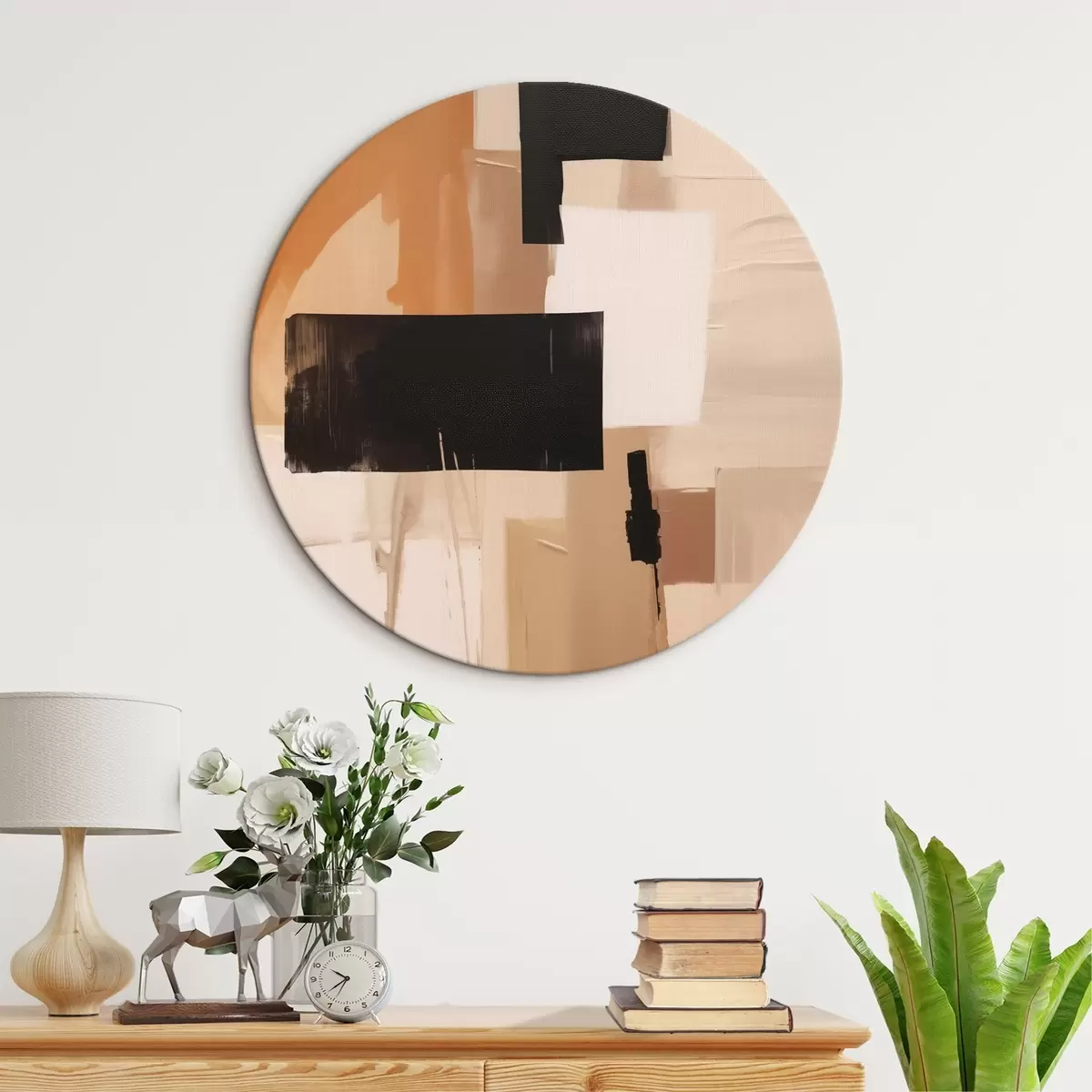 Runde Wandbilder Abstraktion r46137