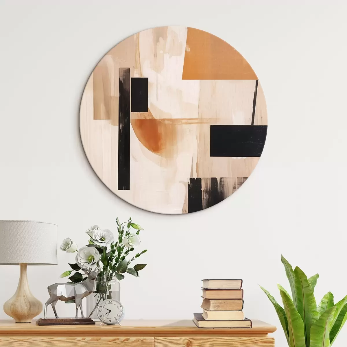Runde Wandbilder Abstraktion r46138