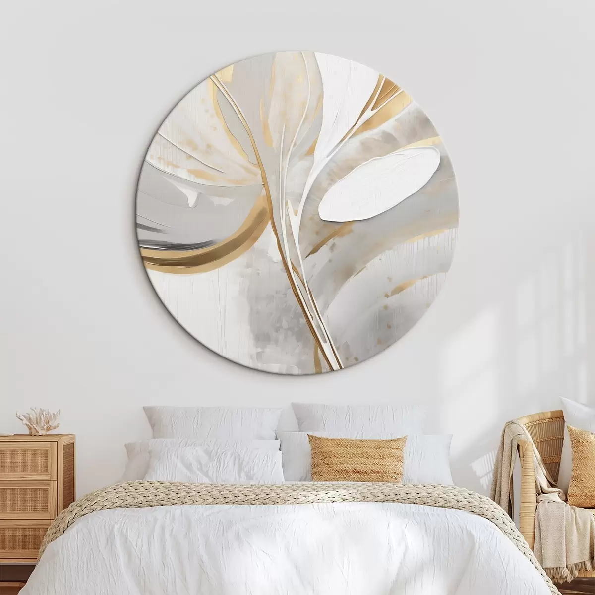 Runde Wandbilder Abstraktion r46255