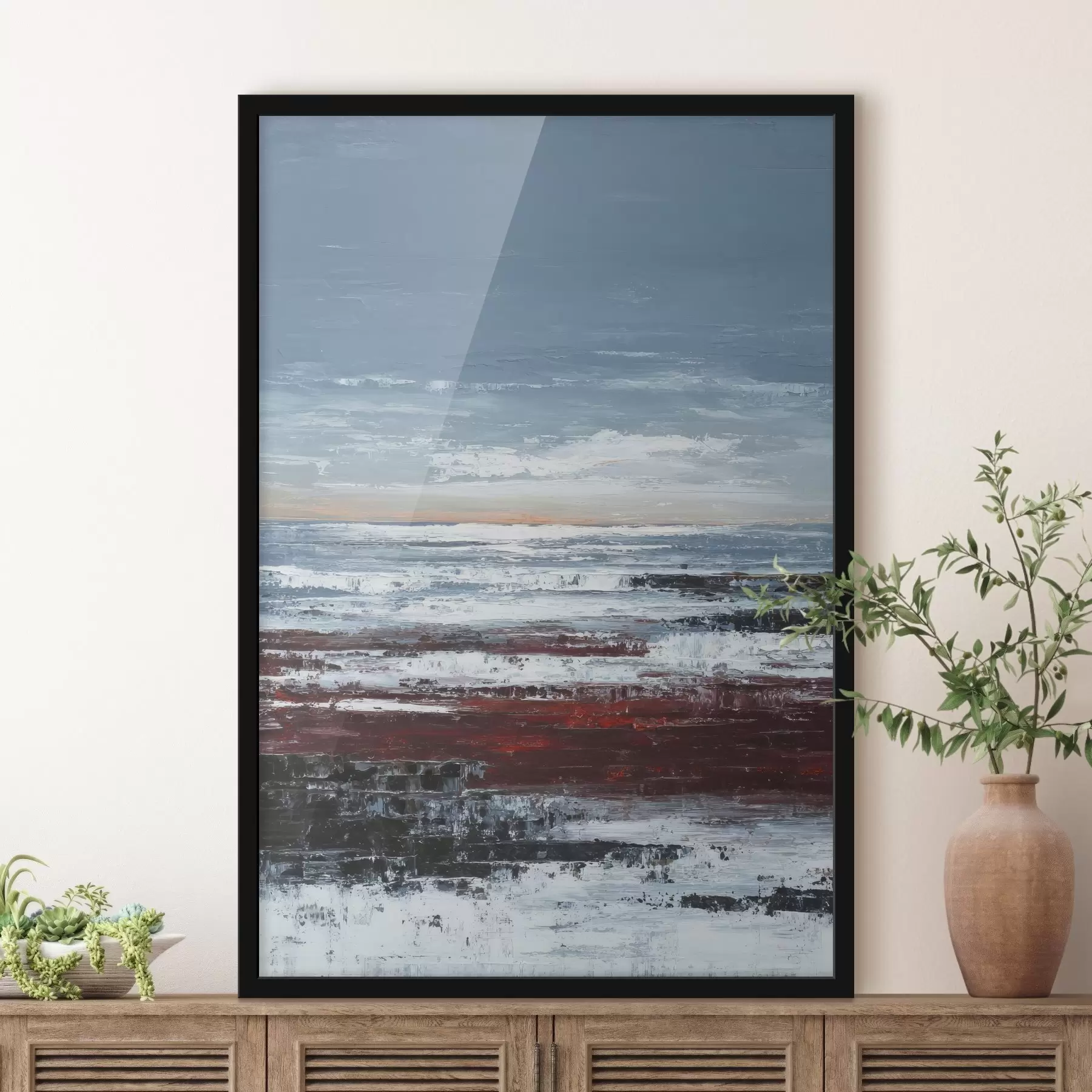 Fototapete Abstrakte Meereslandschaft f46014