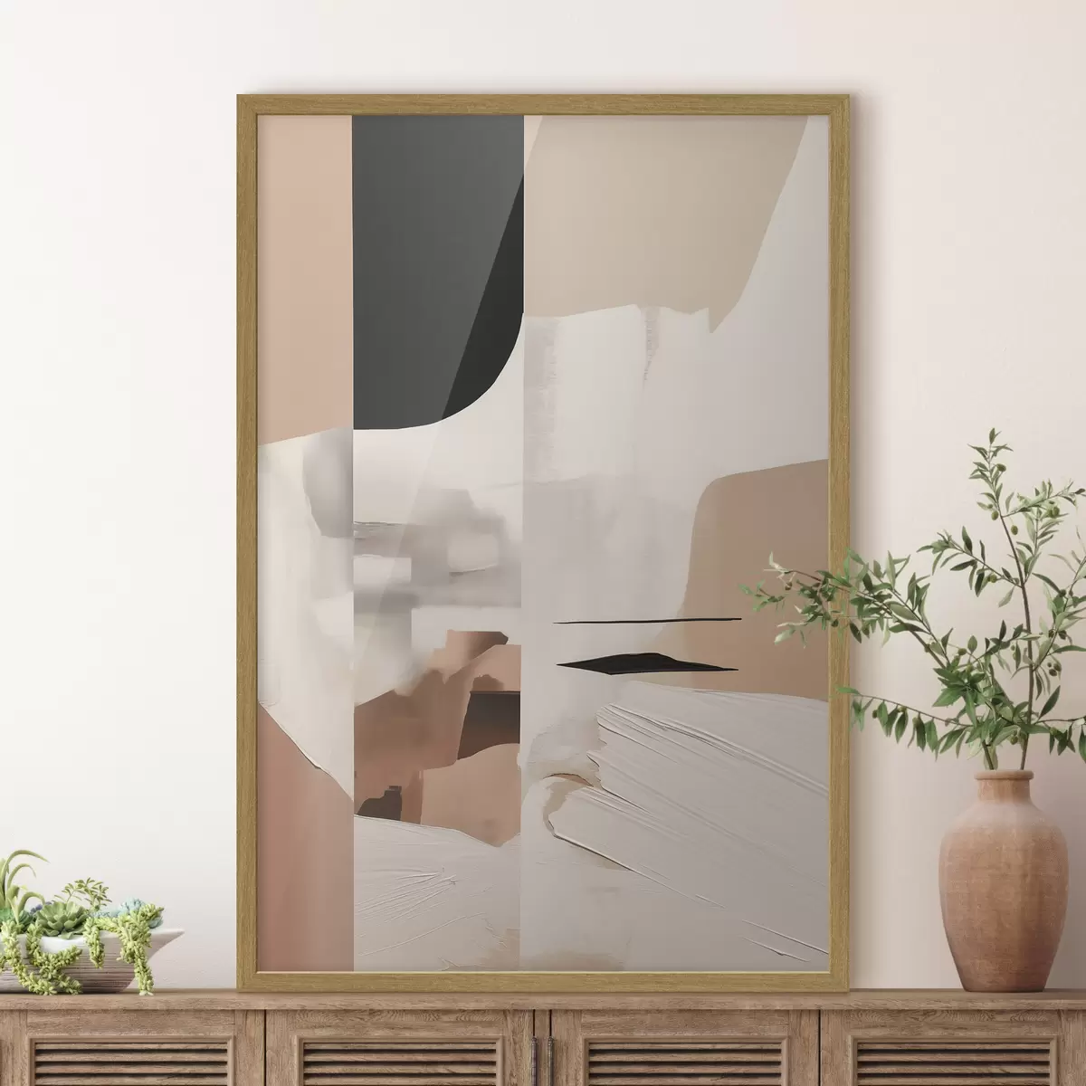 Poster Abstrakte Zusammensetzung f46133