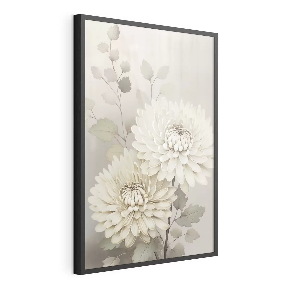 Poster Abstrakte Chrysanthemen f46257