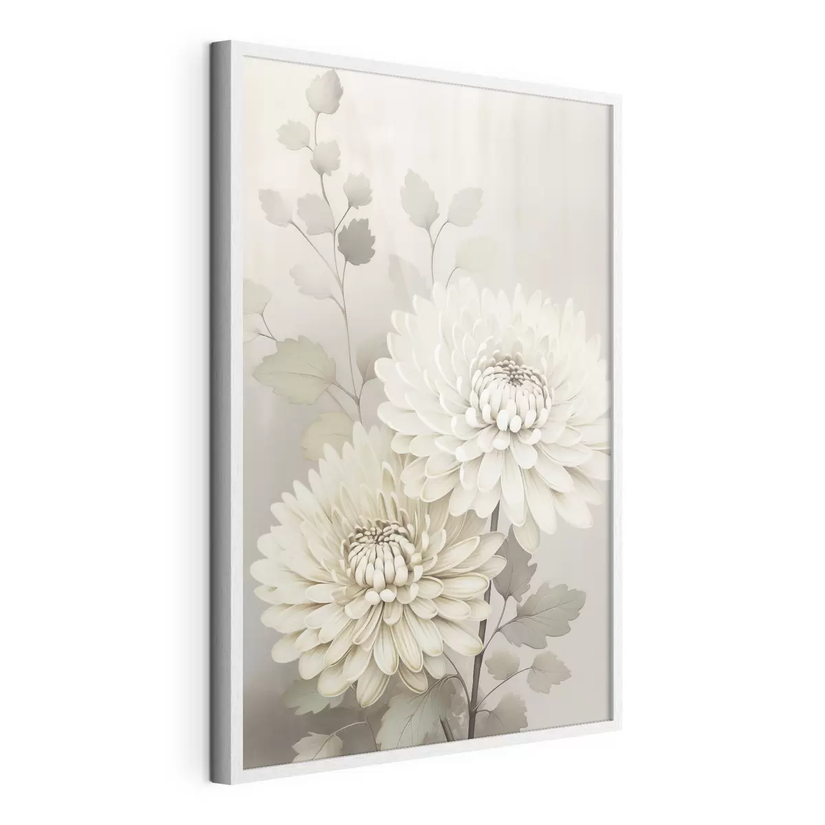 Poster Abstrakte Chrysanthemen f46257
