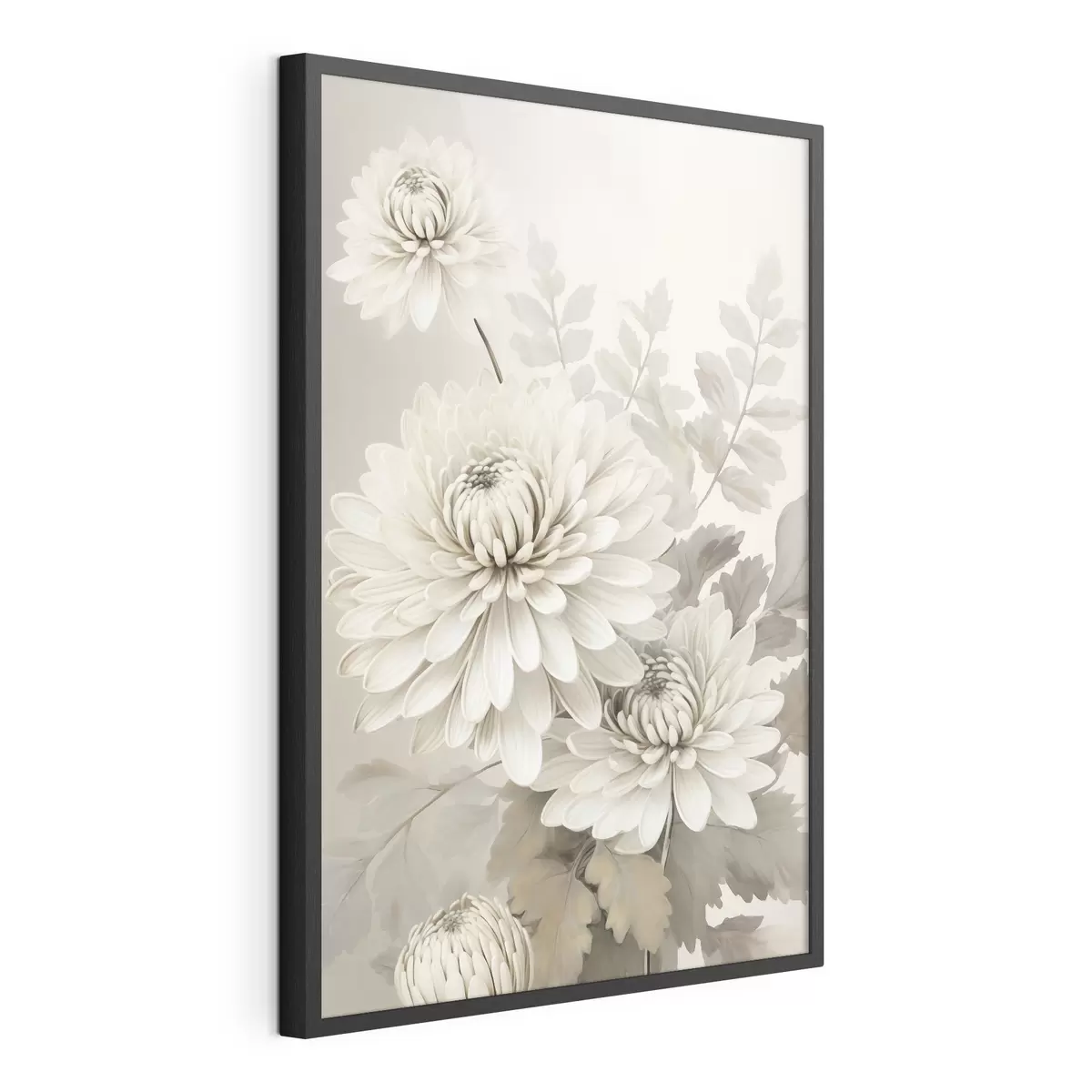 Poster Abstrakte Chrysanthemen f46261