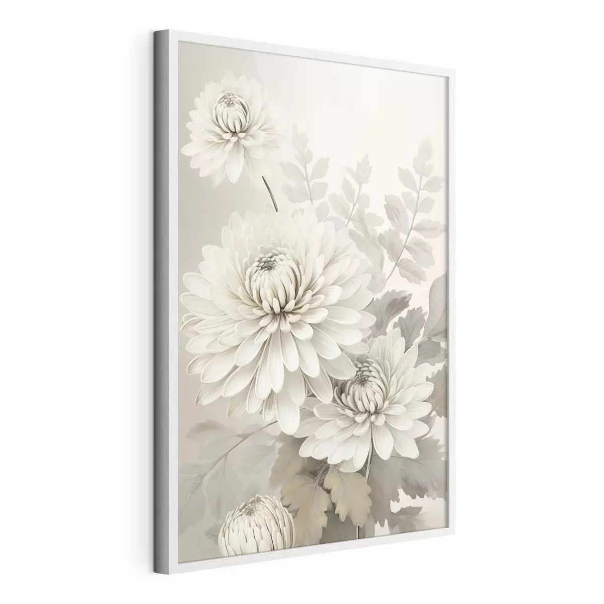 Poster Abstrakte Chrysanthemen f46261