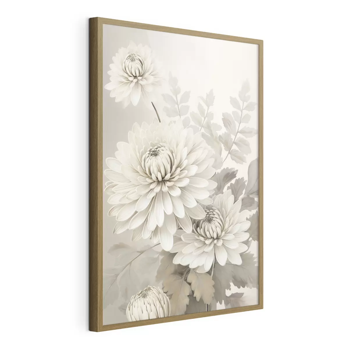 Poster Abstrakte Chrysanthemen f46261
