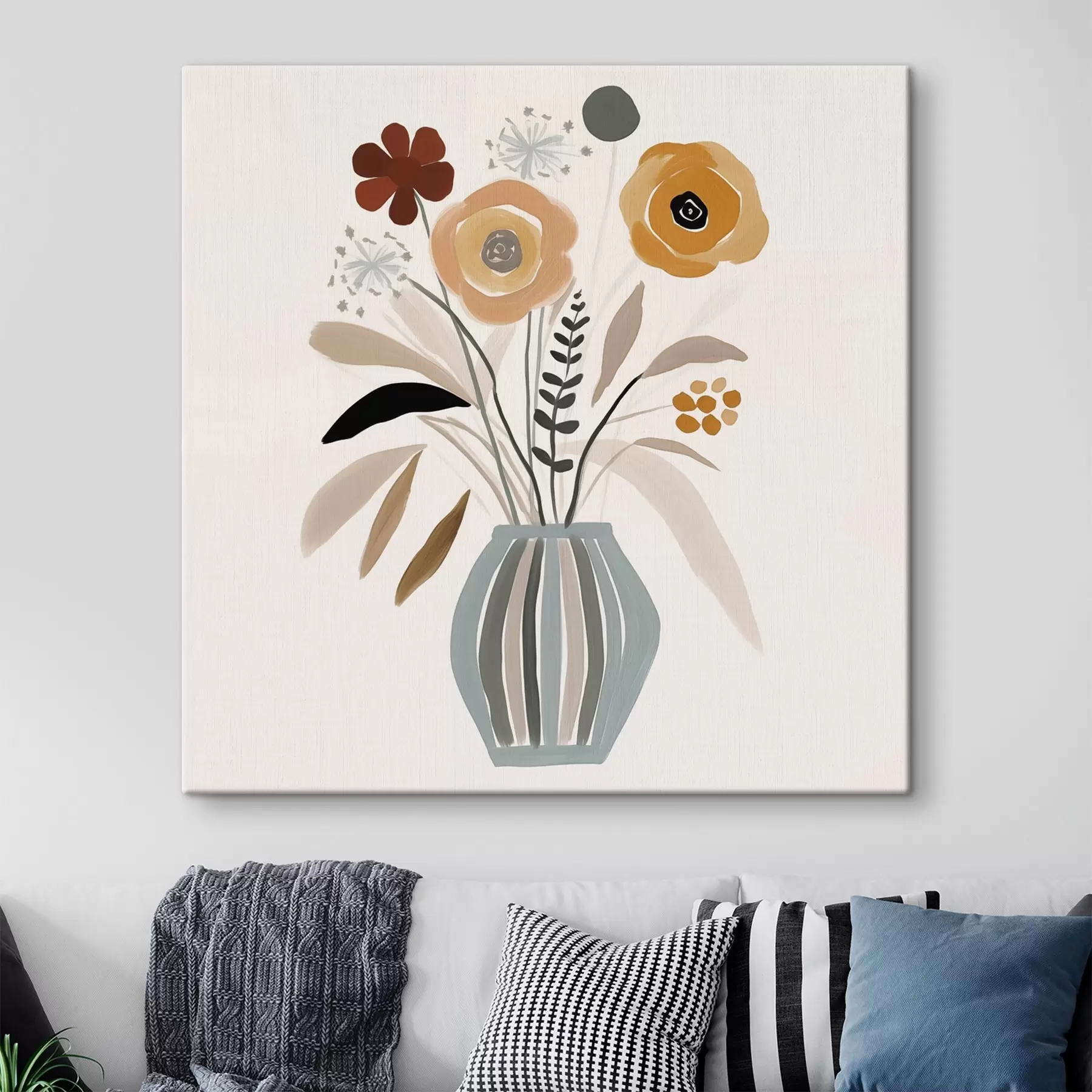 Fototapete Blumen in einer Vase s46303