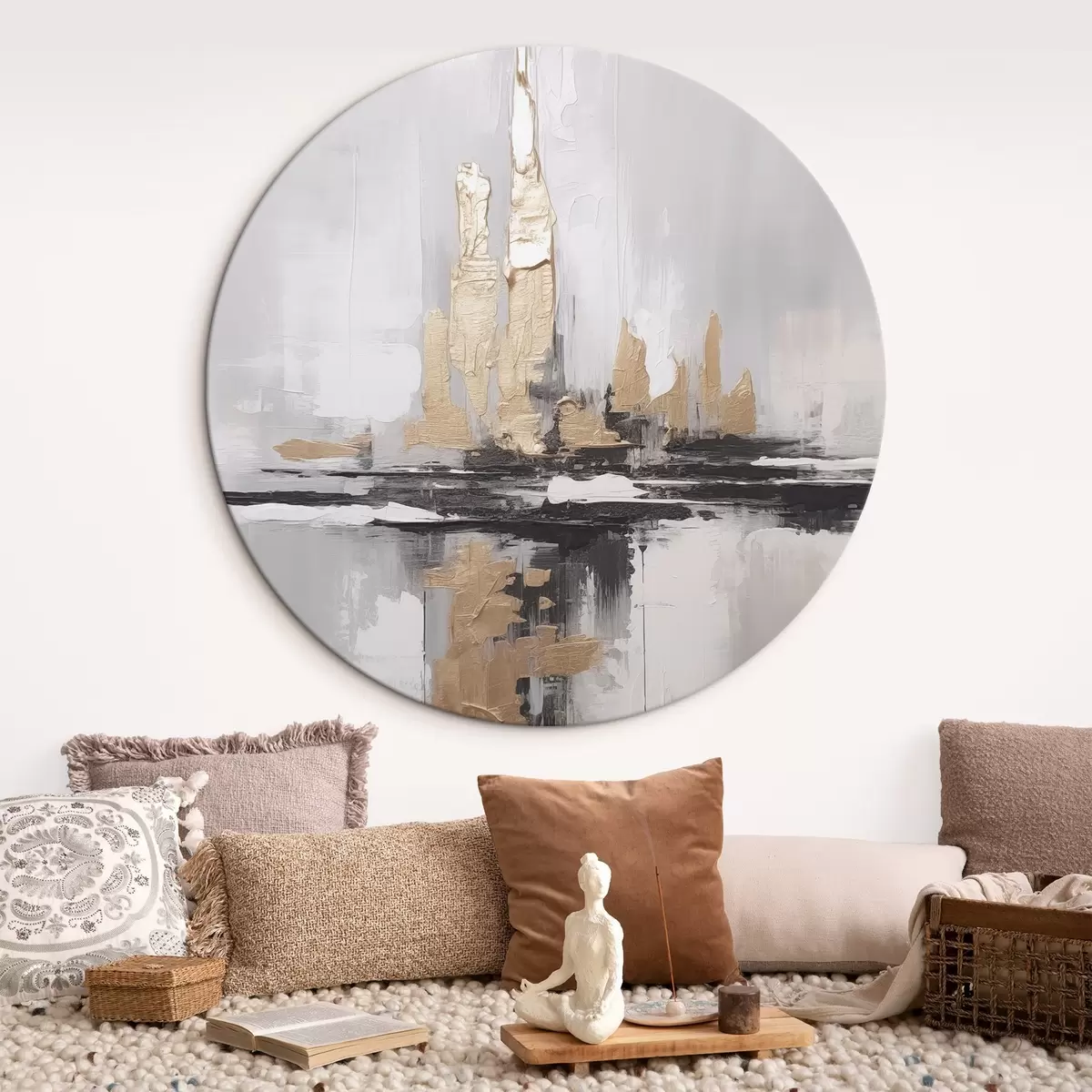 Runde Wandbilder Moderne Abstraktion r46296