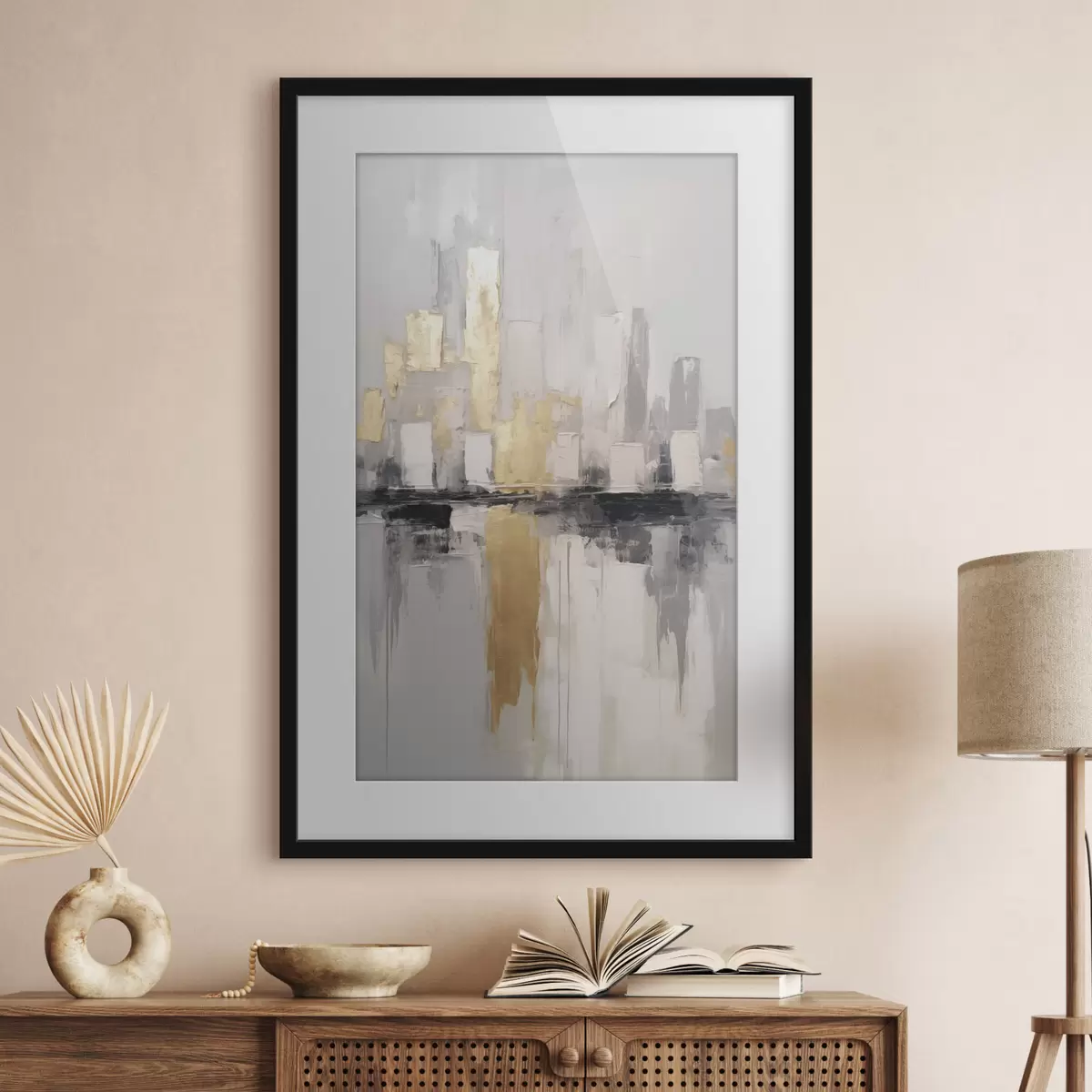 Poster Stadt und Melodie f46297