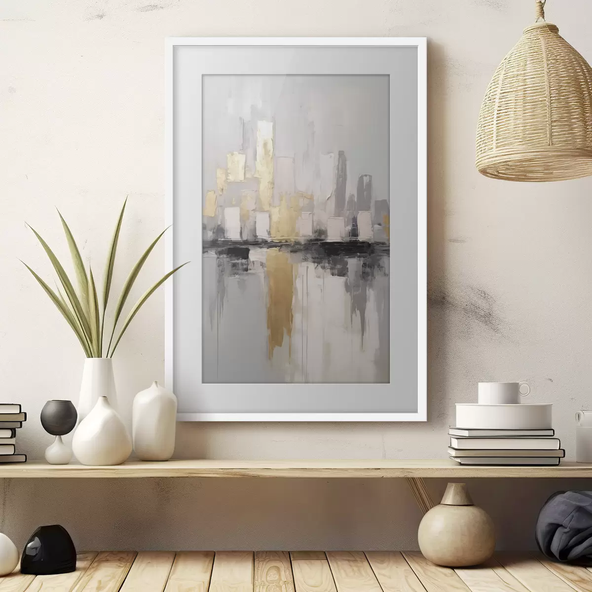 Poster Stadt und Melodie f46297