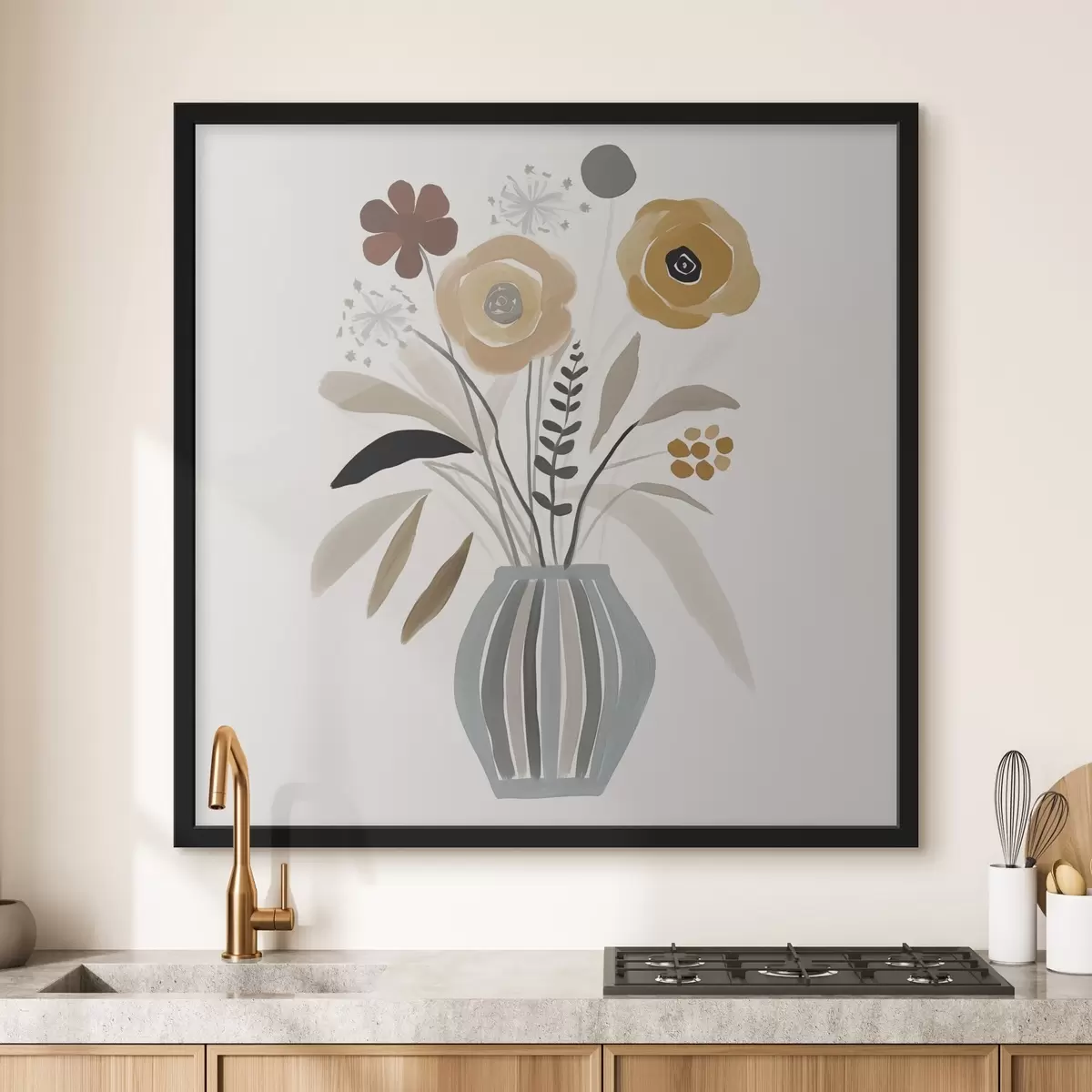 Poster Blumen in einer Vase f46303