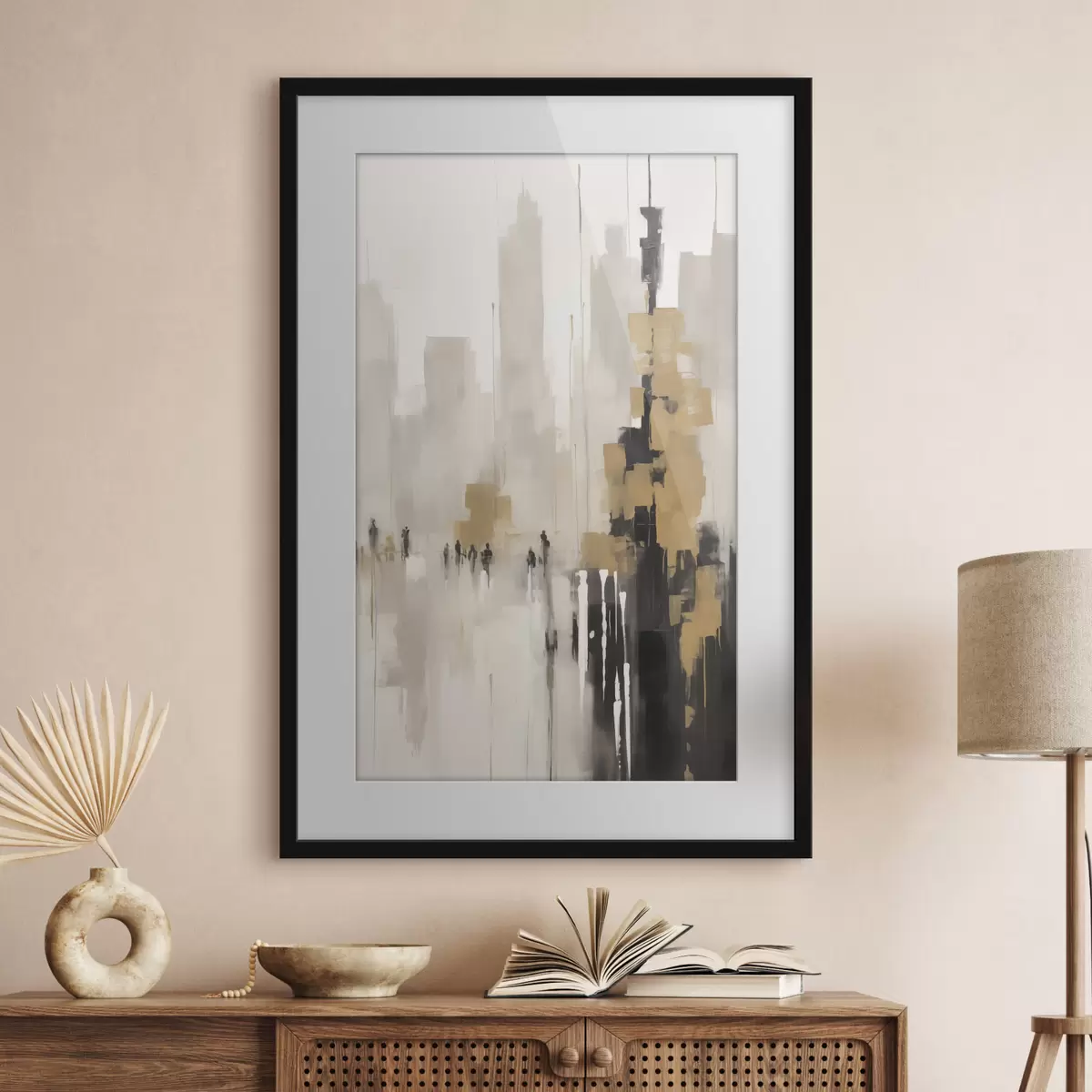 Poster Abstrakte Stadtlandschaft f46305