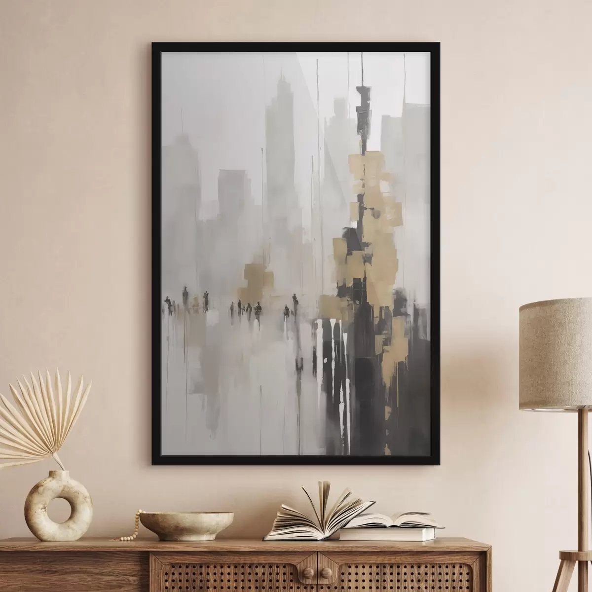 Poster Abstrakte Stadtlandschaft f46305