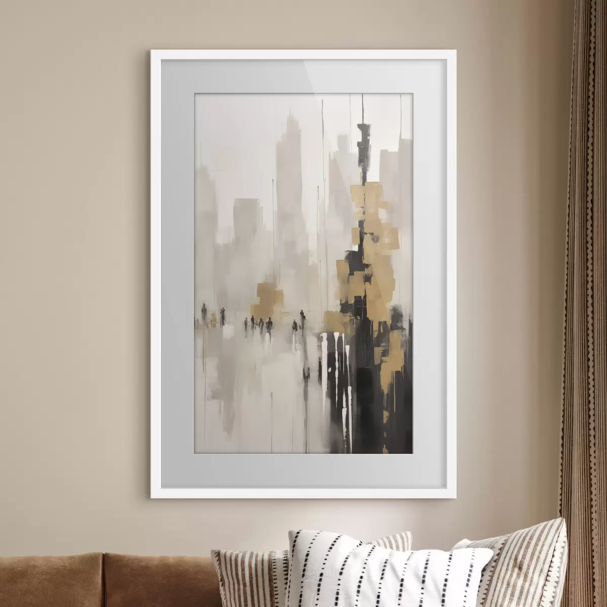 Poster Abstrakte Stadtlandschaft f46305