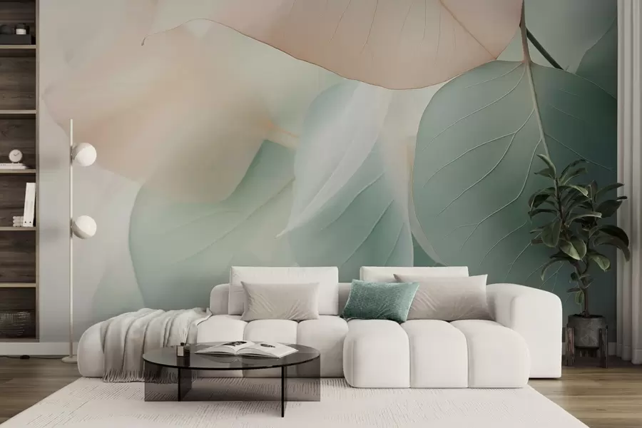 Fototapete Abstrakte Blätter w04726